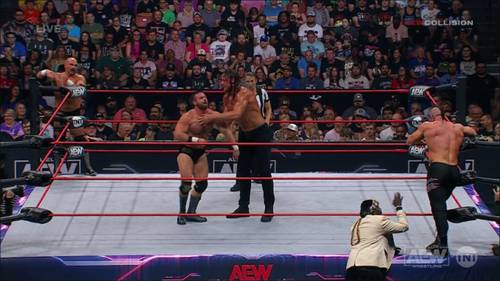 AEW COLLISION 5 de agosto 2023 | Resultados en vivo | CM Punk vs. Ricky Starks Ricky Starks Samoa Joe vs. Serpéntico