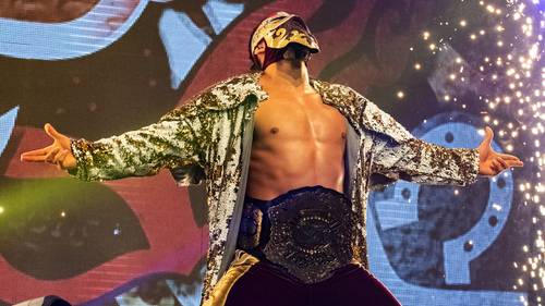 Bandido como Campeón Mundial ROH en el episodio de ROH del 7 de agosto de 2021 - Sinclair Broadcast Group
