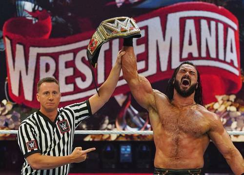 Drew McIntyre es el nuevo Campeón WWE tras vencer a Brock Lesnar en WWE WrestleMania 36 (05/04/2020) / WWE