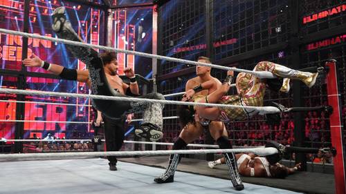 John Morrison y The Miz atacan a Gran Metalik en el WWE Elimination Chamber 2020 (08/03/2020) / WWE Luchas de 4 estrellas