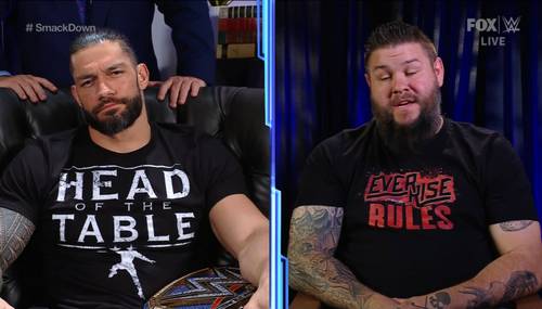 Roman Reigns y Kevin Owens - SmackDown 27 de enero 2021