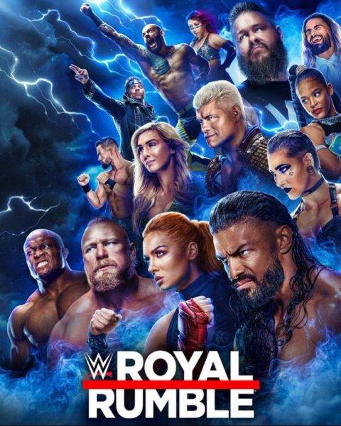 Afiche oficial de Royal Rumble 2023 WWE