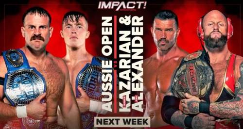 Aussie Open vs Frankie Kazarian y Josh Alexander Impact 03 11 2022