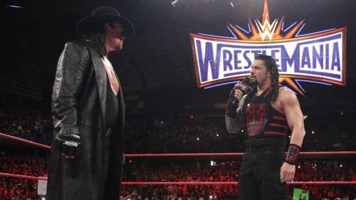 The Undertaker y Roman Reigns Cara a Cara previo a WWE WrestleMania 33 (06/03/2017) / WWE©