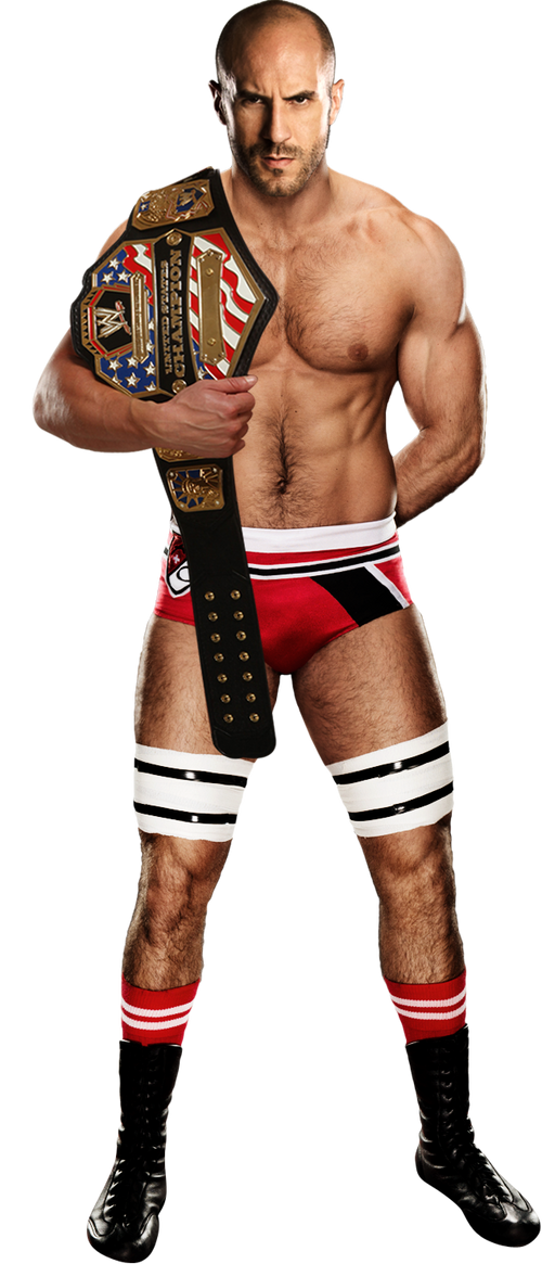 Cesaro cuando era Campeón de Estados Unidos en WWE