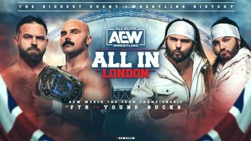 AEW All In FTR vs. Young Bucks Campeonato Mundial de Parejas AEW