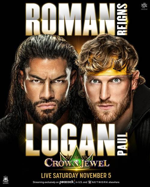 Roman Reigns vs Logan Paul Crown Jewel 2022