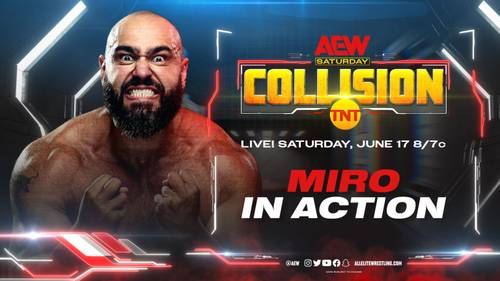 Miro en el estreno de AEW Collision AEW