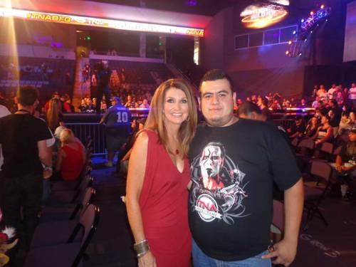 Luis Edwin con Dixie Carter / Bound for Glory 2012