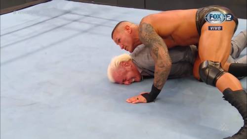 Ric Flair y Randy Orton en el episodio de Raw del 10 de agosto de 2020