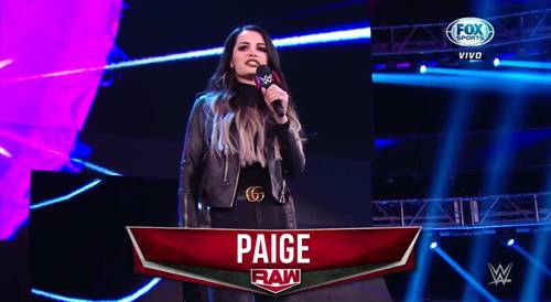 Paige en WWE Raw