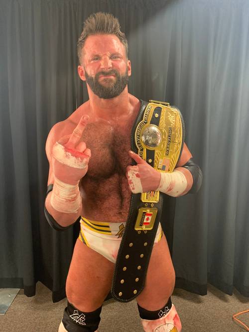 Matt Cardona como Campeón Mundial de Peso Completo NWA (12/02/2022) / Twitter.com/TheMattCardona