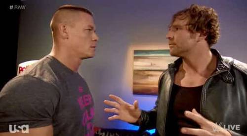 John Cena y Dean Ambrose / WWE RAW 20-OCT-14