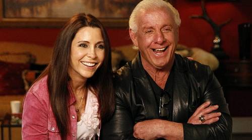 Wendy Barlow y Ric Flair Ric Flair amenaza a Dolph Ziggler