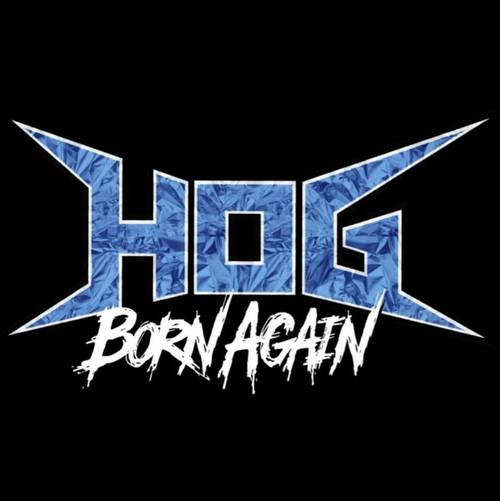 El logotipo de Fall Out para Hog Born Again el 15 de septiembre de 2023.