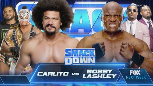 Superluchas - WWE realizará el enfrentamiento entre Carlito y Bobby Lashley, 16 años después.
