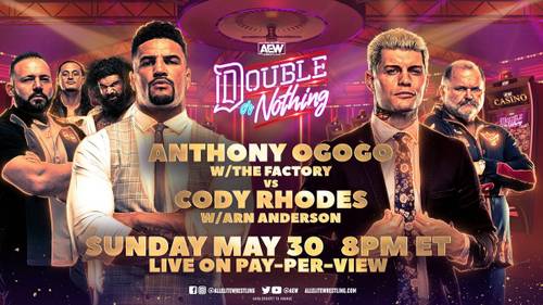 Anthony Ogogo vs. Cody Rhodes en AEW Double or Nothing 2021 / AEW