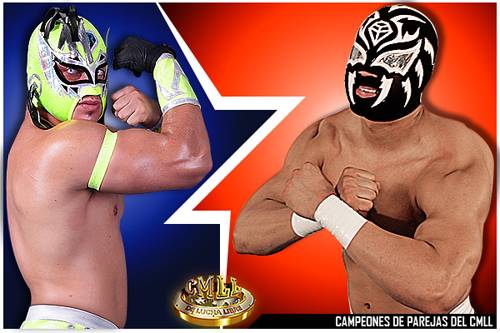 Volador Jr. y Sombra, los más sólidos campeones de parejas que el CMLL ha tenido en varios años / Imagen CMLL.com